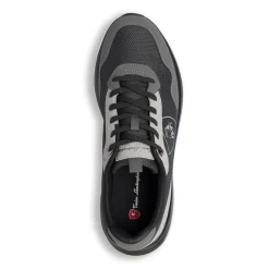 Sale Sneakers casual nere e grigio scuro da Uomo con logo Uomo Sneakers Retro Running|Sneakers Sport Uomo