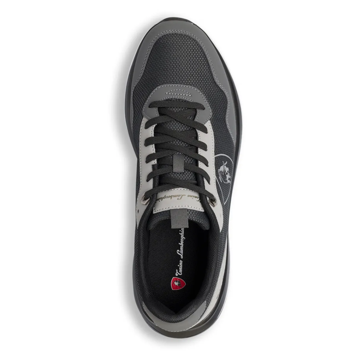 Sale Sneakers casual nere e grigio scuro da Uomo con logo Uomo Sneakers Retro Running|Sneakers Sport Uomo