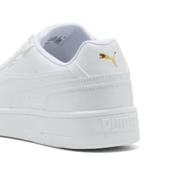 Sneakers casual unisex bianche con logo dorato Court Classico Uomo Scarpe Sportive|Sneakers Sport Uomo