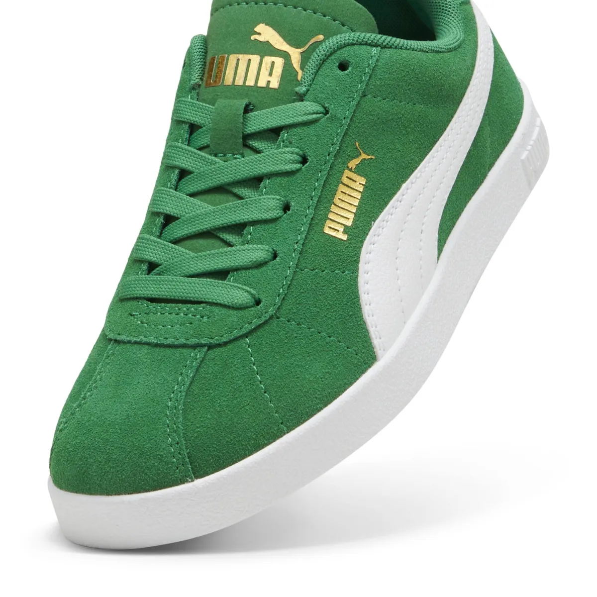 New Sneakers casual verdi da ragazzo e ragazza in pelle effetto scamosciato Club II Donna/Bambino Scarpe Ragazzo|Scarpe Ragazza