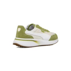 Best Sneakers casula da Donna verdi e bianche con logo Donna Sneakers Retro Running|Scarpe Sportive