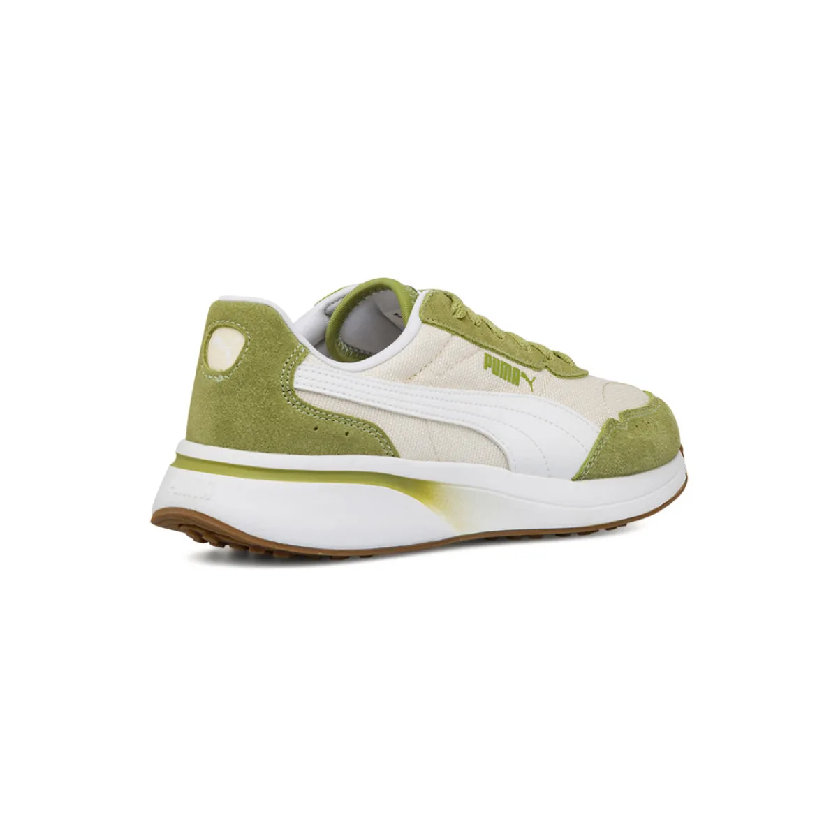 Best Sneakers casula da Donna verdi e bianche con logo Donna Sneakers Retro Running|Scarpe Sportive