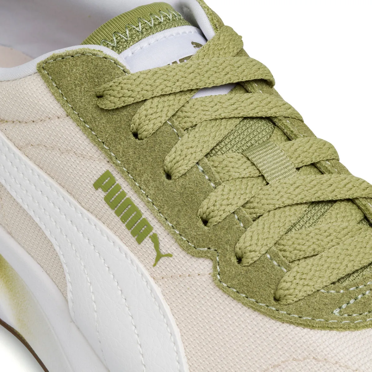 Best Sneakers casula da Donna verdi e bianche con logo Donna Sneakers Retro Running|Scarpe Sportive