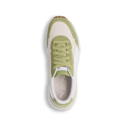 Best Sneakers casula da Donna verdi e bianche con logo Donna Sneakers Retro Running|Scarpe Sportive