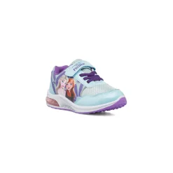 Sale Sneakers da Bambina Azzurre con stampa e Luci nella Suola Bambino Sneakers Sportive Bambina|Scarpe Con Strappo Bambina