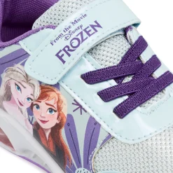 Sale Sneakers da Bambina Azzurre con stampa e Luci nella Suola Bambino Sneakers Sportive Bambina|Scarpe Con Strappo Bambina