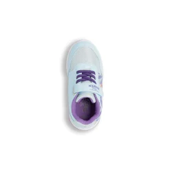 Sale Sneakers da Bambina Azzurre con stampa e Luci nella Suola Bambino Sneakers Sportive Bambina|Scarpe Con Strappo Bambina