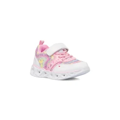 Outlet Sneakers da bambina multicolore con stampe e luci nella suola Bambino Sneakers Bambina|Scarpe Con Strappo Bambina