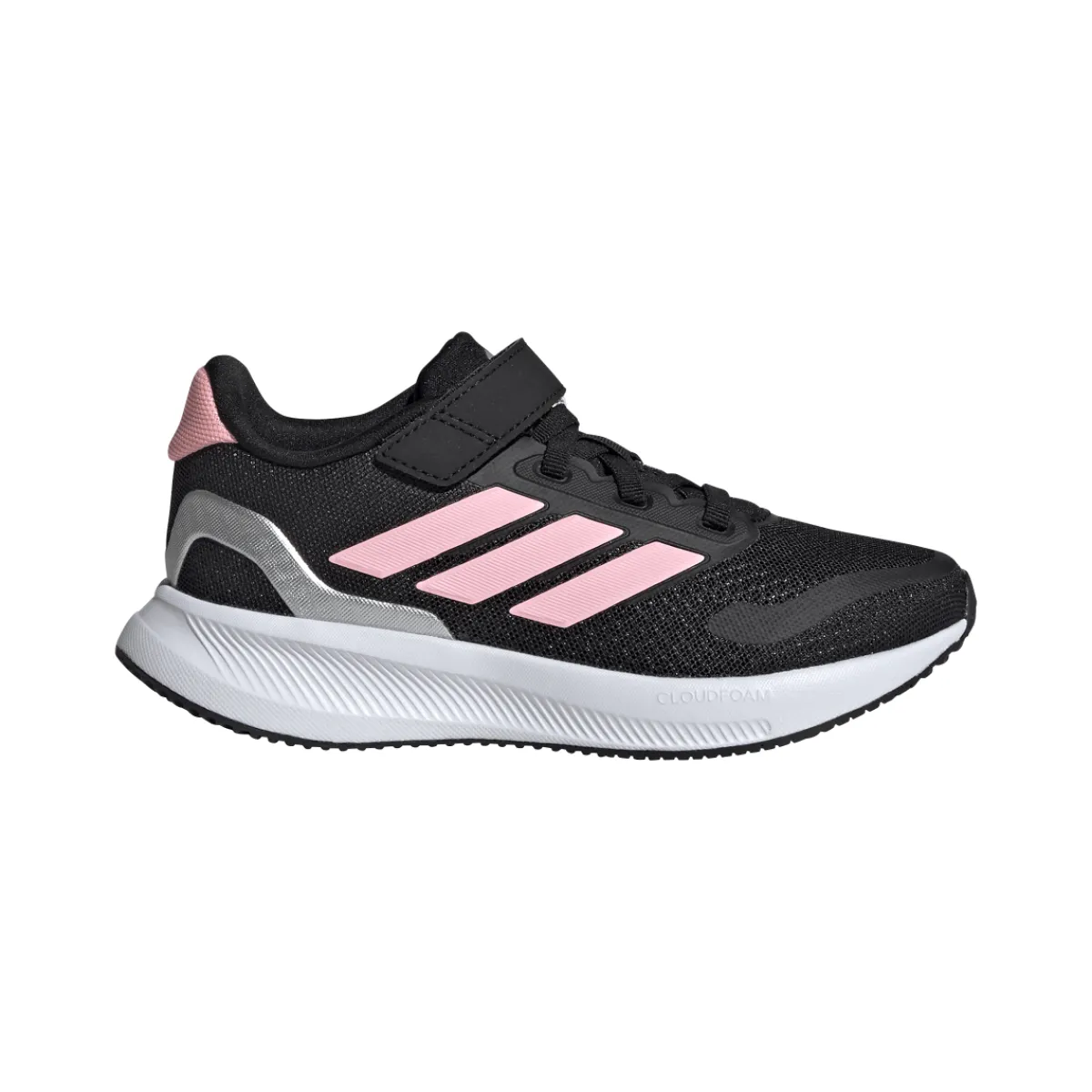Outlet Sneakers da bambina nere con strappo in velcro Runfalcon 5 Bambino Scarpe Sportive Da Bambino|Scarpe Per Camminare