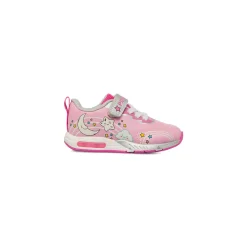 Clearance Sneakers da bambina rosa con disegni luna e stelle e Luci Bambino Sneakers Bambina|Scarpe Con Strappo Bambina