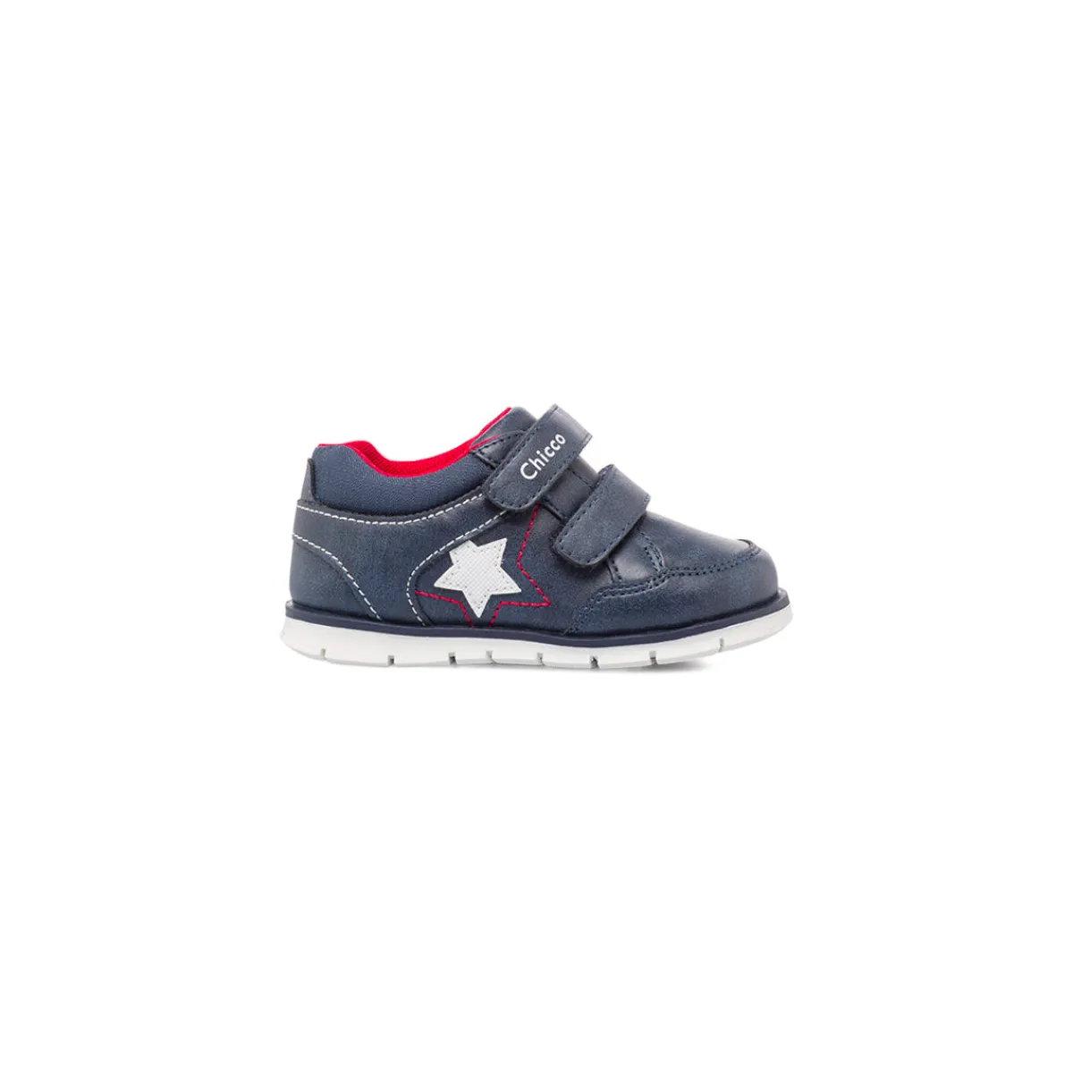 Outlet Sneakers da bambino blu con stella e chiusura a strappo in velcro Bambino Scarpe Con Strappo Bambino|Primi Passi Bambino
