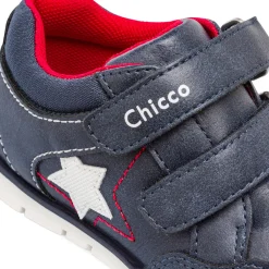 Outlet Sneakers da bambino blu con stella e chiusura a strappo in velcro Bambino Scarpe Con Strappo Bambino|Primi Passi Bambino