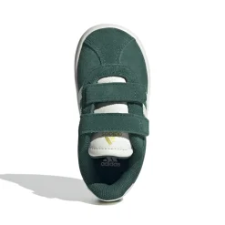 Discount Sneakers da bambino e bambina verde effetto scamosciato VL Court 3.0 Bambino Scarpe Con Strappo Bambino|Scarpe Con Strappo Bambina