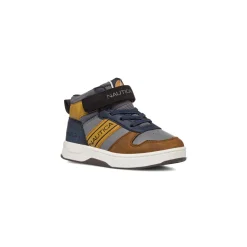 New Sneakers da bambino grigie e blu con logo Bambino Sneakers Bambino|Scarpe Con Strappo Bambino