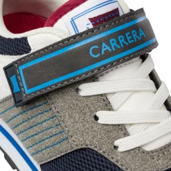 Sneakers da bambino grigie con chiusura a strappo e logo Bambino Sneakers Bambino|Scarpe Con Strappo Bambino