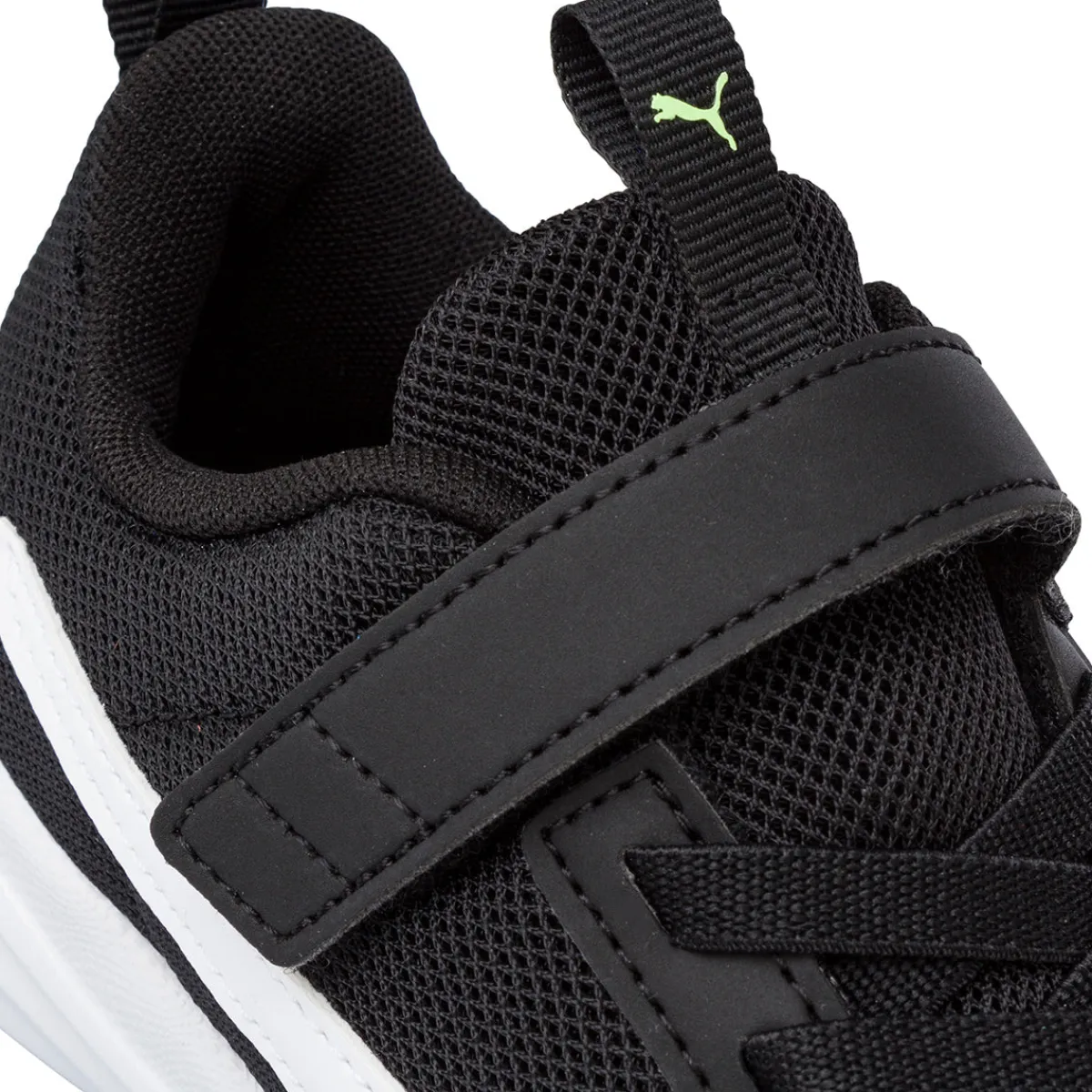 Sneakers da bambino nere con logo Bambino Scarpe Con Strappo Bambino|Scarpe Sportive