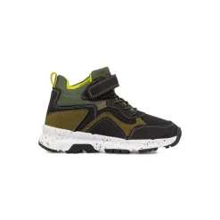 Sale Sneakers da bambino neri e verde militare Bambino Sneakers Bambino|Scarponcini Bambino