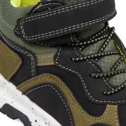 Sale Sneakers da bambino neri e verde militare Bambino Sneakers Bambino|Scarponcini Bambino