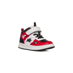 Online Sneakers da bambino rosse e nere con stampe e dettagli Bambino Sneakers Bambino|Scarpe Con Strappo Bambino