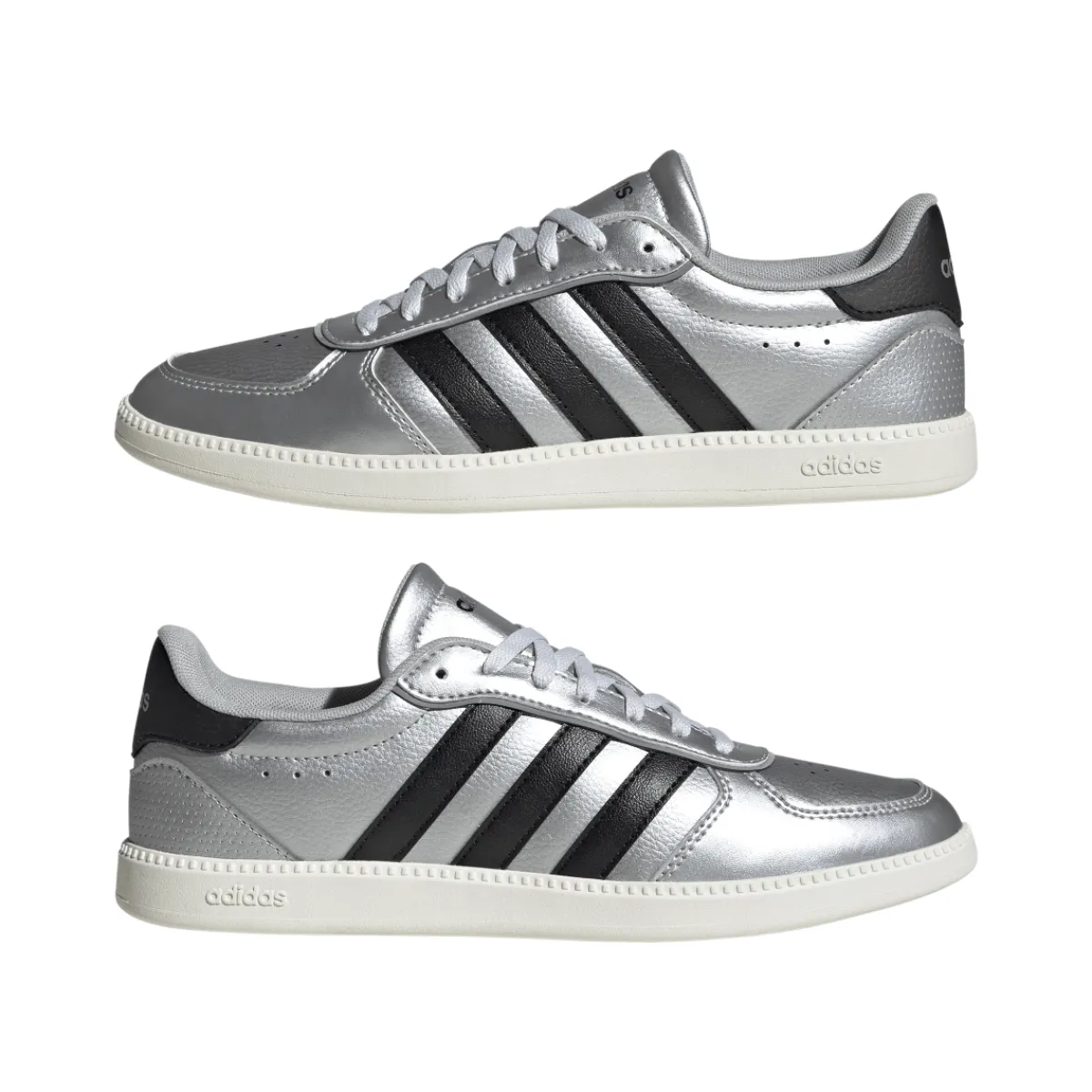 Discount Sneakers da Donna Argento con Dettagli Neri Breaknet Sleek Donna Sneakers|Scarpe Sportive