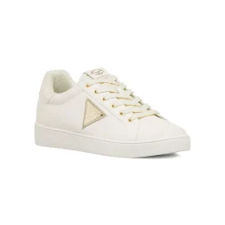 Outlet Sneakers da donna beige con dettagli oro Donna Sneakers Donna