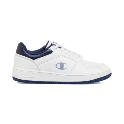 Discount Sneakers da donna bianche e blu con logo Low Foil Donna Sneakers Sport|Scarpe Sportive