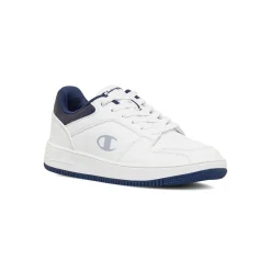 Discount Sneakers da donna bianche e blu con logo Low Foil Donna Sneakers Sport|Scarpe Sportive