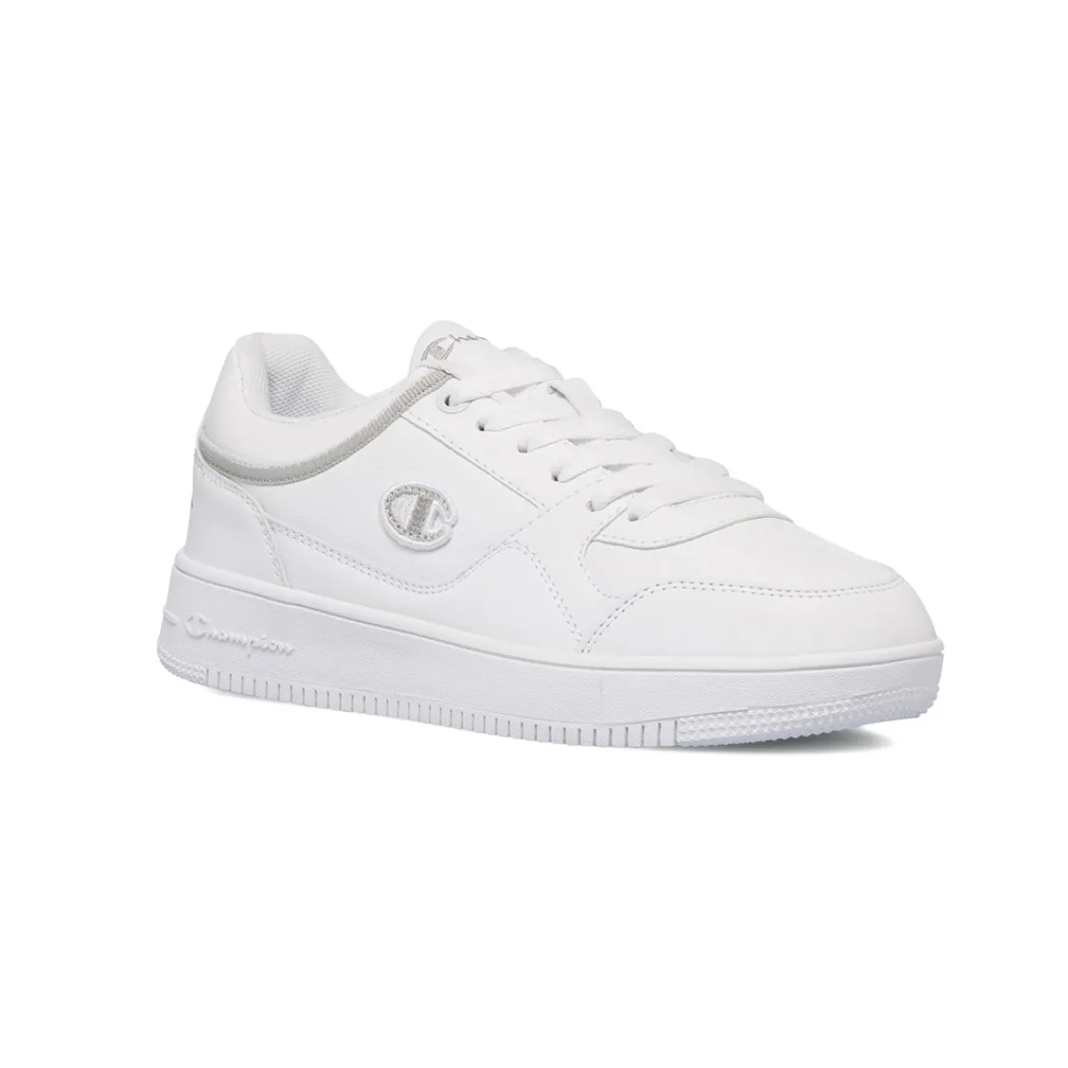 Sneakers da donna bianche con dettagli grigi e logo Low Cut Donna Sneakers Sport|Scarpe Sportive