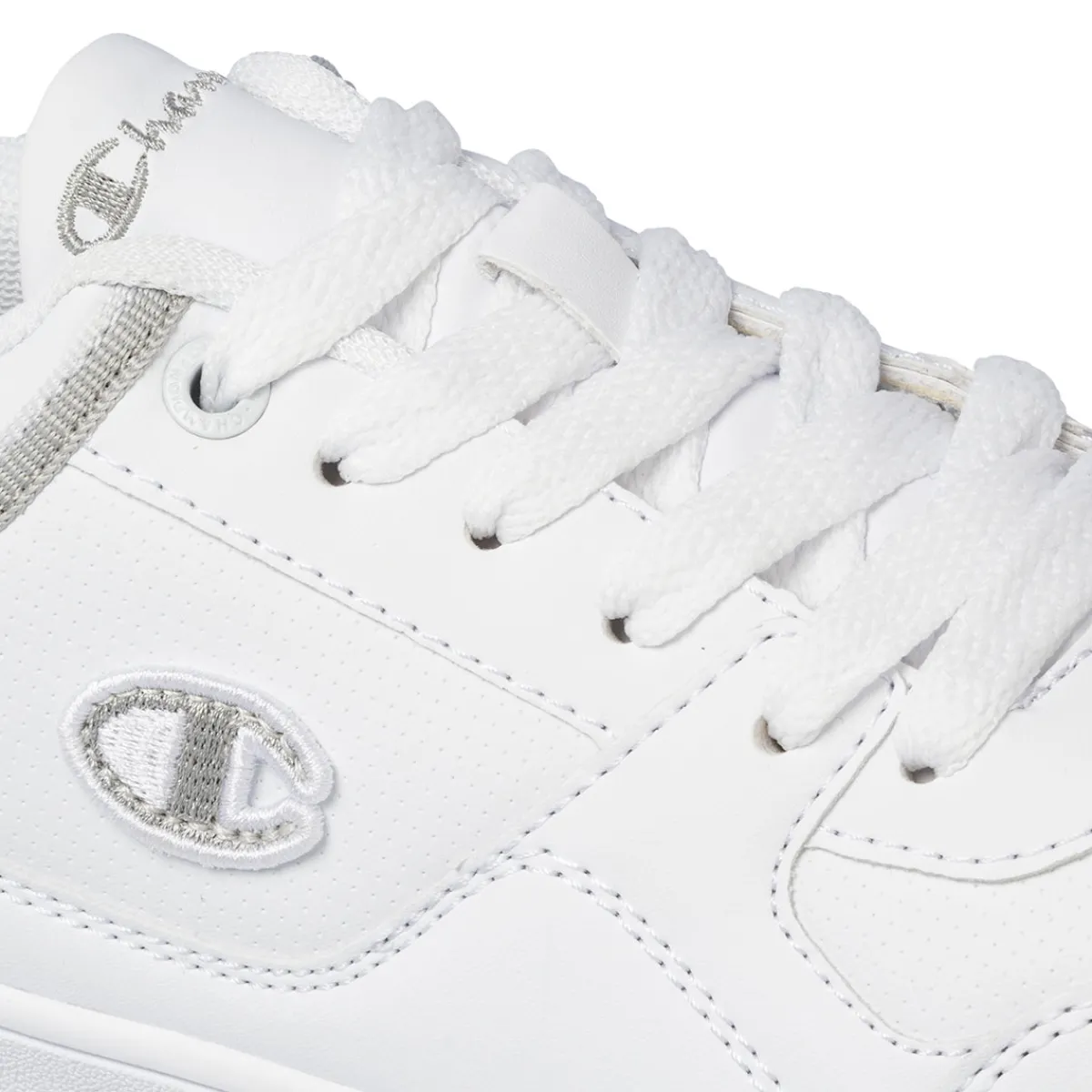 Sneakers da donna bianche con dettagli grigi e logo Low Cut Donna Sneakers Sport|Scarpe Sportive