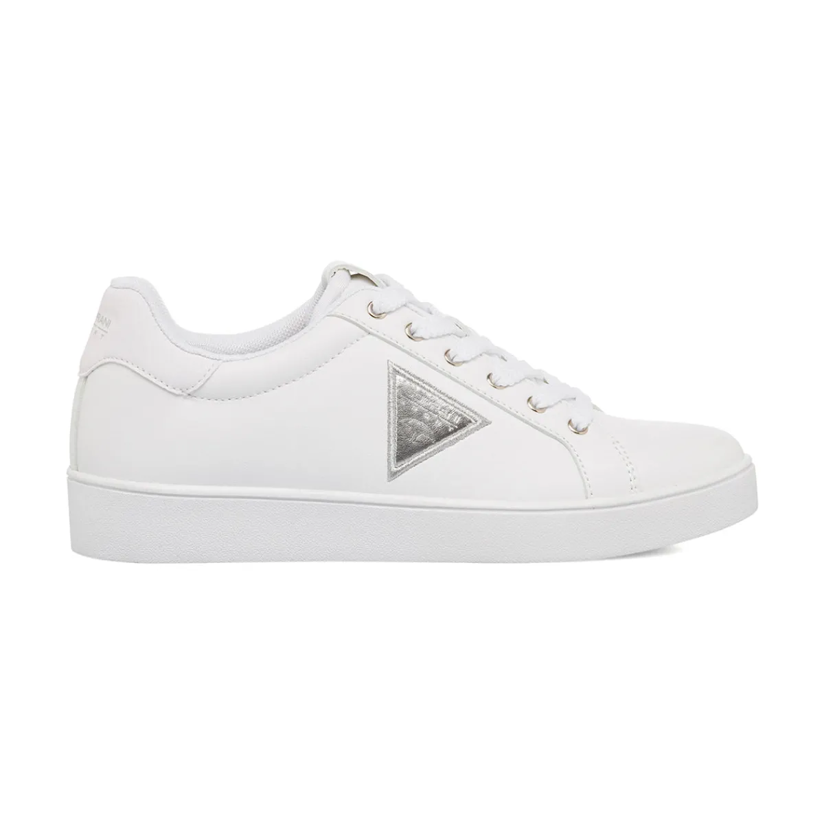 Hot Sneakers da donna bianche con dettagli argento Donna Sneakers Donna