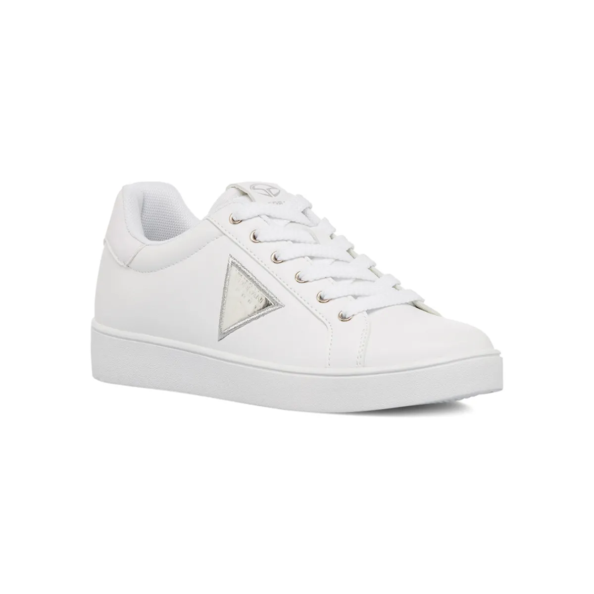 Hot Sneakers da donna bianche con dettagli argento Donna Sneakers Donna