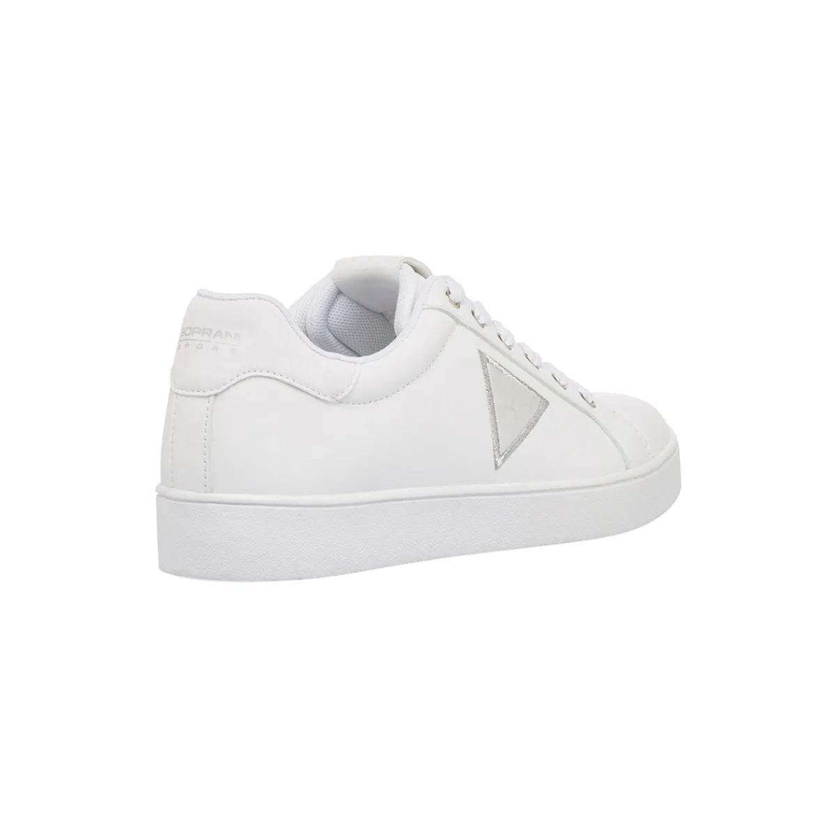 Hot Sneakers da donna bianche con dettagli argento Donna Sneakers Donna