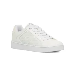 Sneakers da donna bianche con dettagli cucitura Donna Sneakers Donna