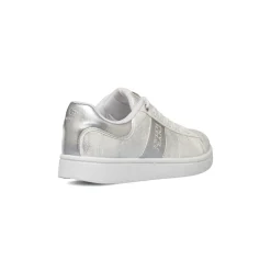 Discount Sneakers da donna bianche con dettagli in argento Donna Sneakers Donna