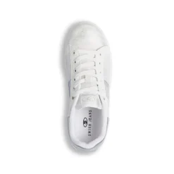 Discount Sneakers da donna bianche con dettagli in argento Donna Sneakers Donna