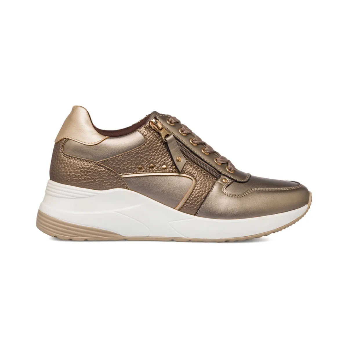 Best Sneakers da donna bronzo con borchie Donna Sneakers Donna