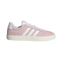 Hot Sneakers da donna in pelle effetto scamosciato rosa e bianche VL Court 3.0 Donna Sneakers|Scarpe Sportive