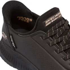 Online Sneakers da donna nere con dettagli oro rosa BOBS Slip-Ins Donna Scarpe Per Camminare|Sneakers Sport