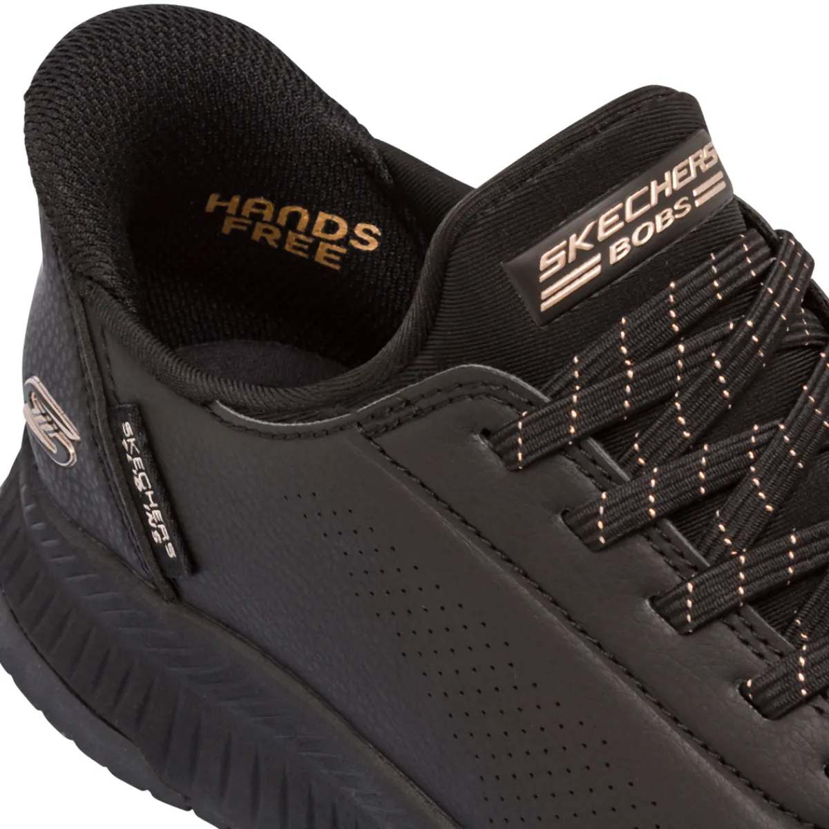 Online Sneakers da donna nere con dettagli oro rosa BOBS Slip-Ins Donna Scarpe Per Camminare|Sneakers Sport