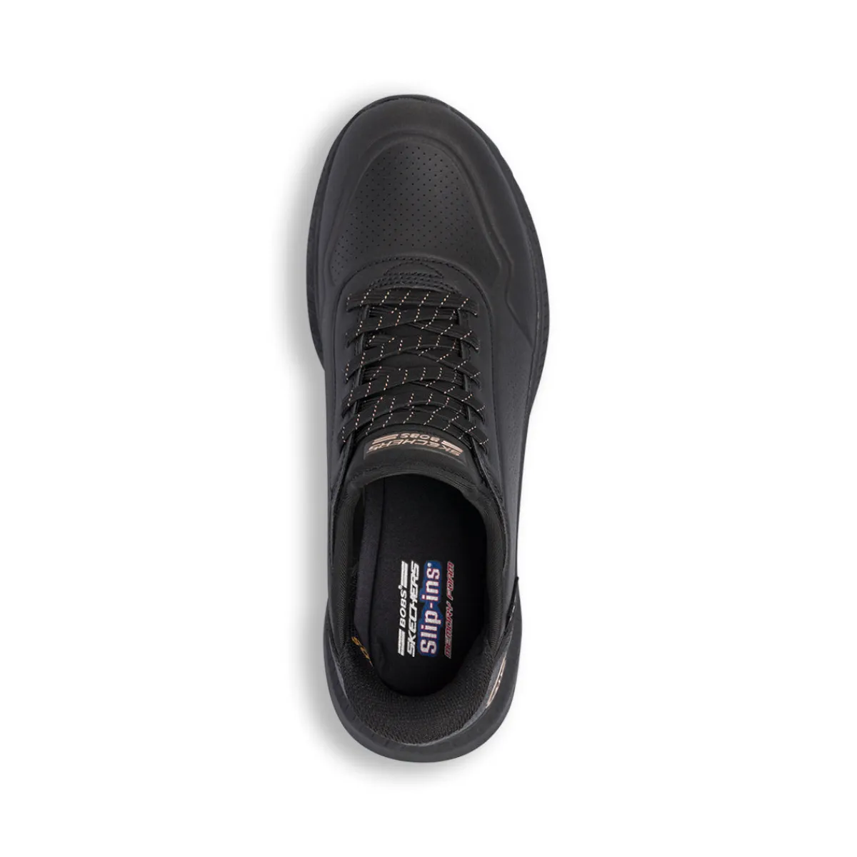 Online Sneakers da donna nere con dettagli oro rosa BOBS Slip-Ins Donna Scarpe Per Camminare|Sneakers Sport