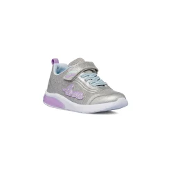 Hot Sneakers da ragazza argento con glitter e luci Bambino Sneakers Bambina|Scarpe Ragazza