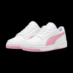 Best Sneakers da ragazza bianche con insertirosa Reb-L Donna/Bambino Sneakers Sportive Bambina|Scarpe Ragazza