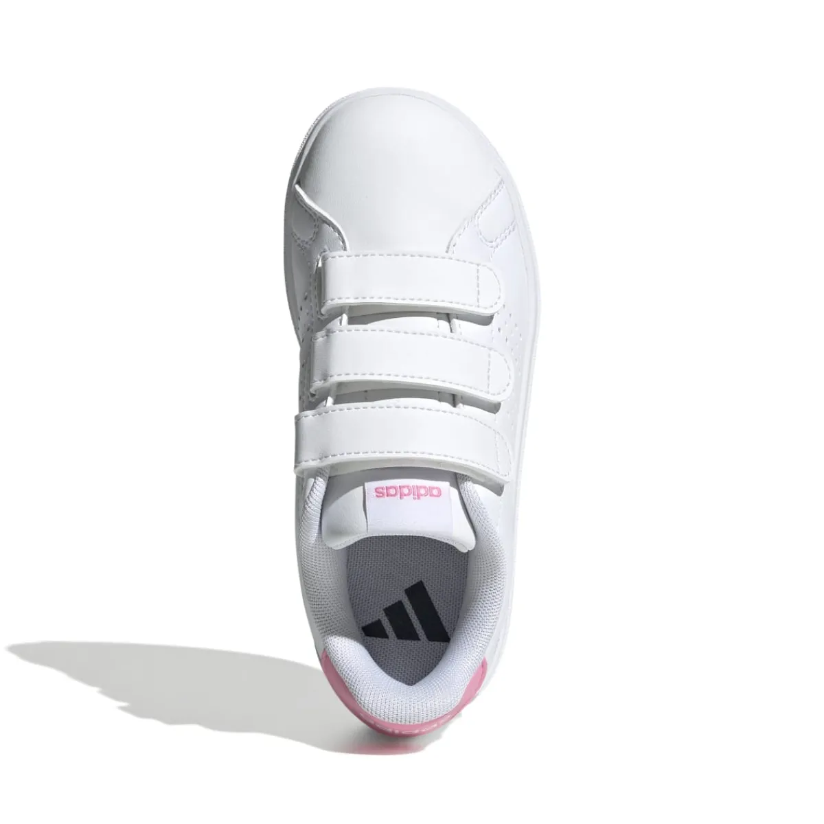 New Sneakers da ragazza bianche e rose con tripla chiusura strappo Advantage 2.0 Bambino Sneakers Sportive Bambina|Scarpe Ragazza