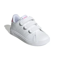New Sneakers da ragazza bianche e rose con tripla chiusura strappo Advantage 2.0 Bambino Sneakers Sportive Bambina|Scarpe Ragazza