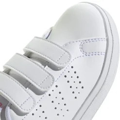 New Sneakers da ragazza bianche e rose con tripla chiusura strappo Advantage 2.0 Bambino Sneakers Sportive Bambina|Scarpe Ragazza