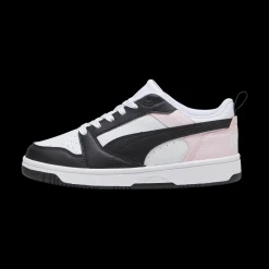 New Sneakers da ragazza bianche e nere con dettagli rosa Rebound V6 Donna/Bambino Sneakers Sportive Bambina|Scarpe Ragazza