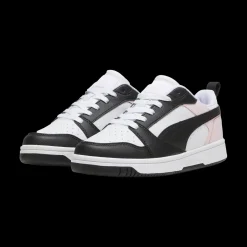 New Sneakers da ragazza bianche e nere con dettagli rosa Rebound V6 Donna/Bambino Sneakers Sportive Bambina|Scarpe Ragazza