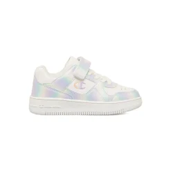 Clearance Sneakers da ragazza bianche con dettagli multicolore effetto perlato Bambino Sneakers Sportive Bambina|Scarpe Ragazza