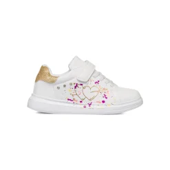 Hot Sneakers da ragazza bianche con stampe e glitter Bambino Sneakers Bambina|Scarpe Ragazza