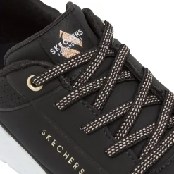 Sneakers da Ragazza nere con suola alta street Bambino Scarpe Sportive Da Bambino|Sneakers Sportive Bambina